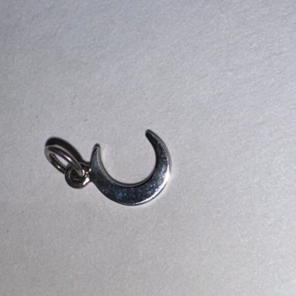 Tiny Crescent Moon Pendant - Picture 11 of 16